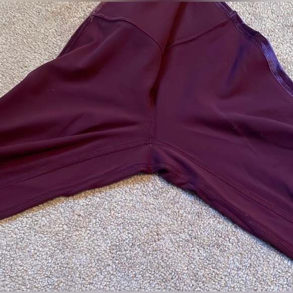 Lululemon Align Velvet Leggings Size 6 Garnet/ Maroon - Picture 4 of 4